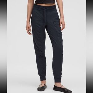 Lululemon Dance Studio Mid Rise Jogger Navy Blue Stripe Swift